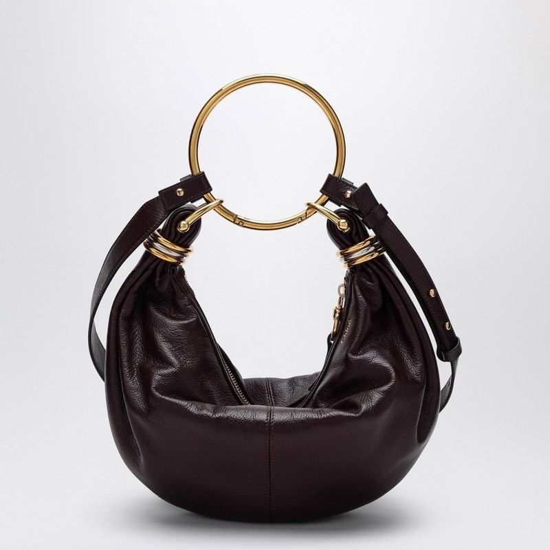 CHLOÉ Purple Half Moon Mini Handbag