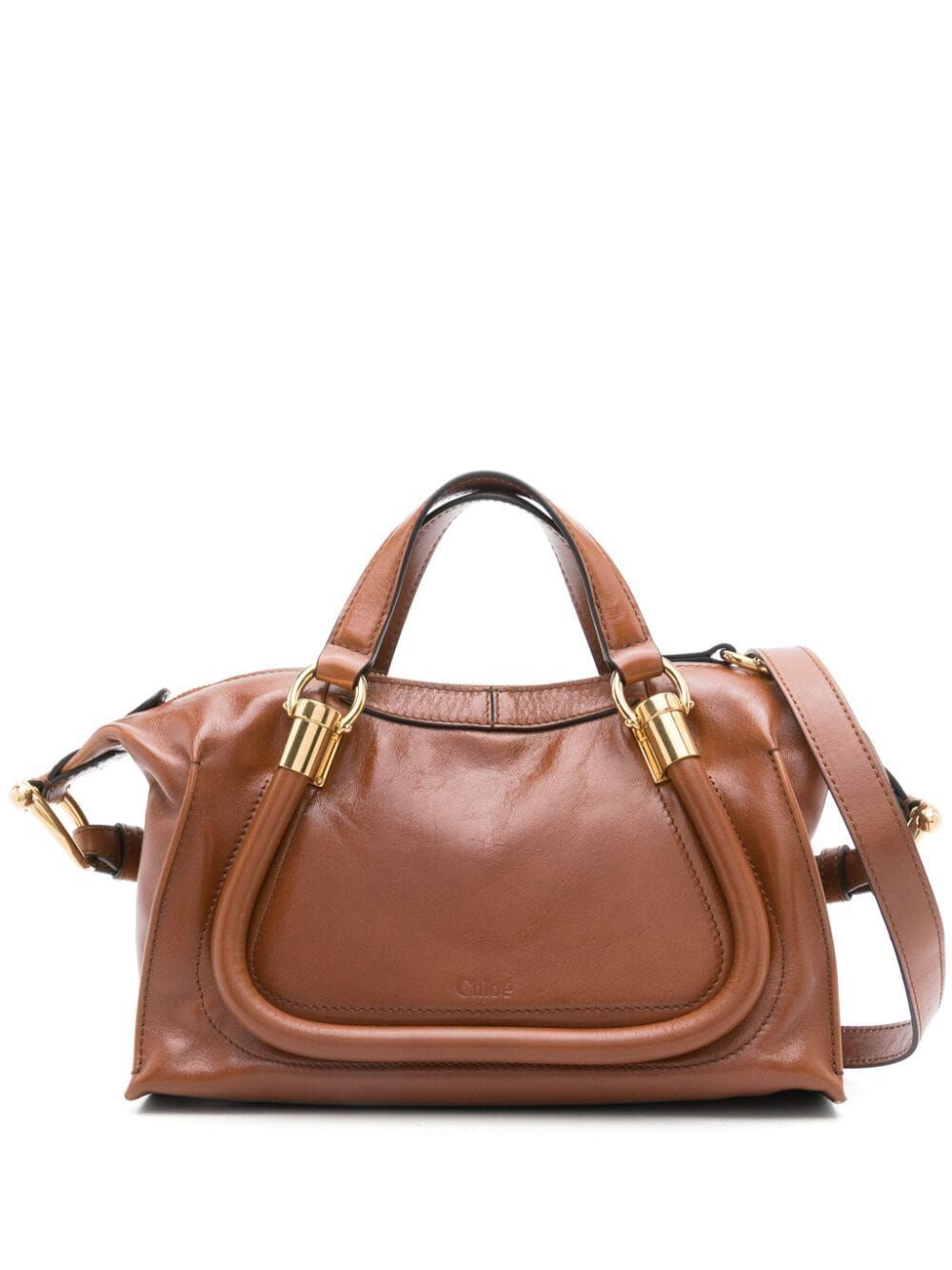 CHLOÉ Smooth Grain Leather Handbag with Adjustable Strap