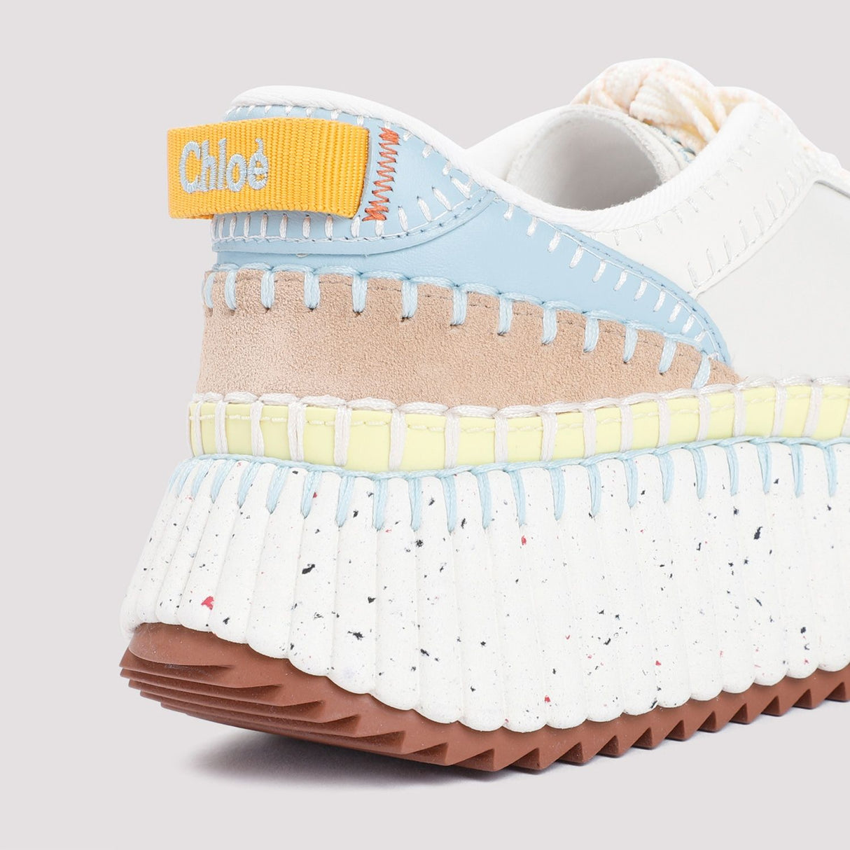 CHLOÉ Giày Sneaker Nhiều Màu Trắng cho Nữ - Xuân/Hè 2024