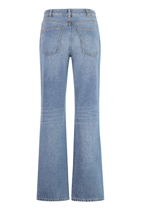 CHLOÉ FALABELLA CHAIN FLARED Jeans - Blue - Women's