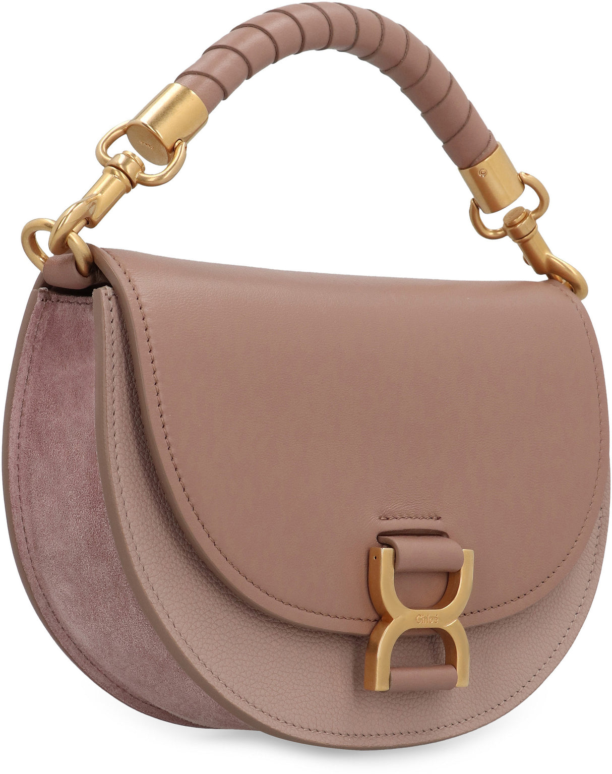 CHLOÉ Pink Leather Crossbody Handbag for Women - SS24 Collection