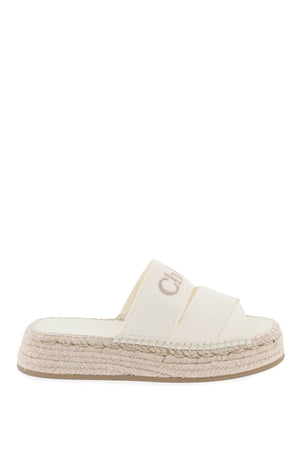 CHLOÉ Mila Flatform Slide Sandals for Women in Mixed Colors