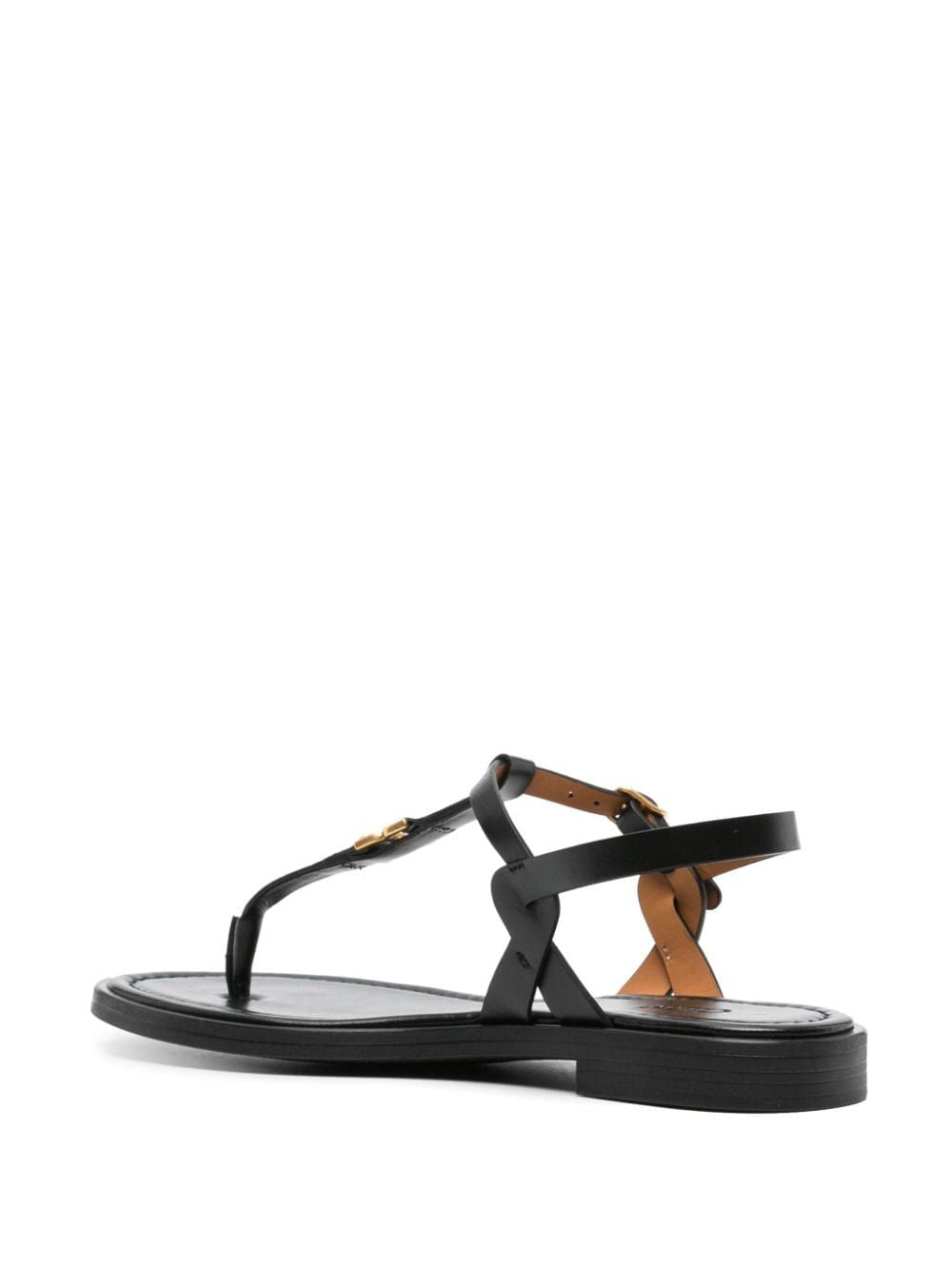 CHLOÉ Black Fur Sandals for Women - SS24 Collection
