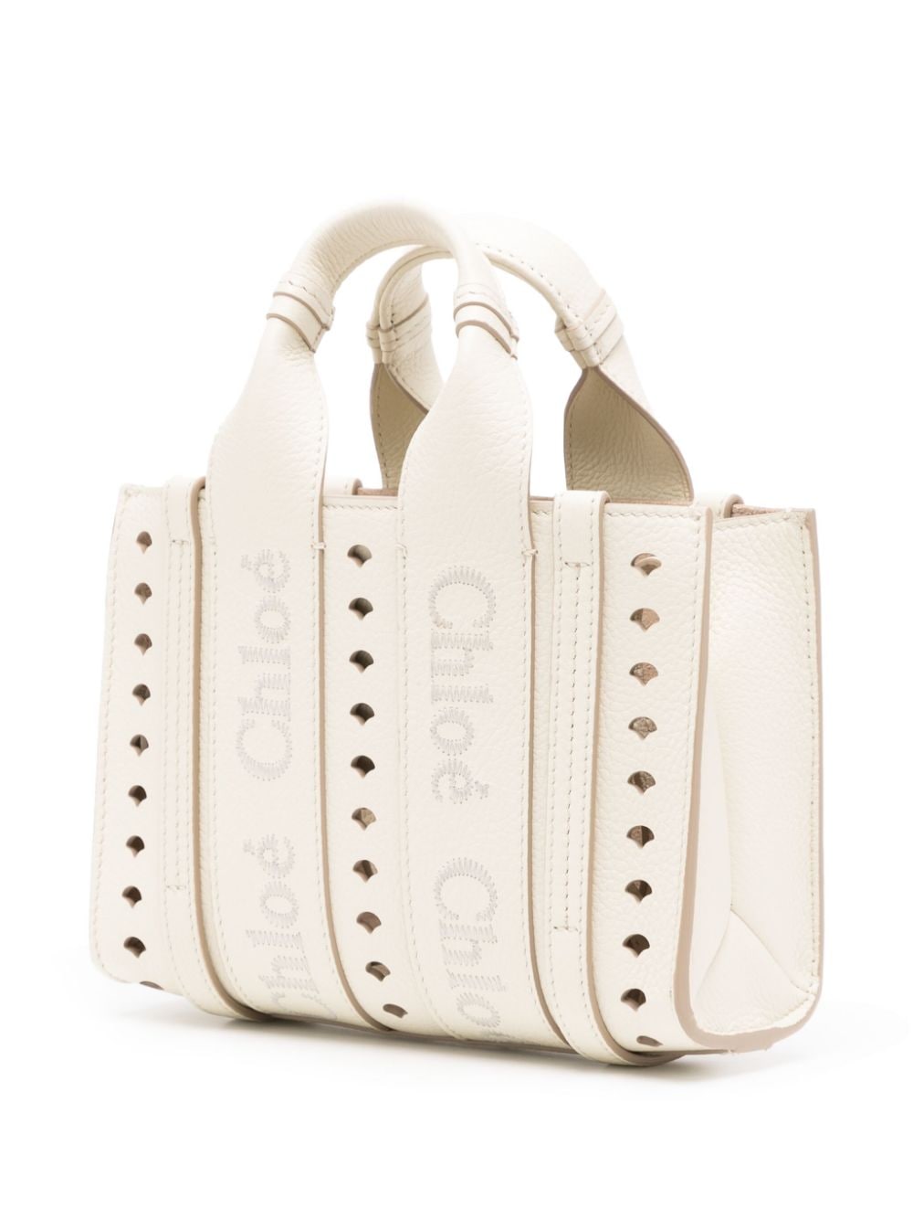 CHLOÉ Small Leather Tote Handbag