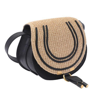 CHLOÉ Mini Raffia Crossbody Handbag