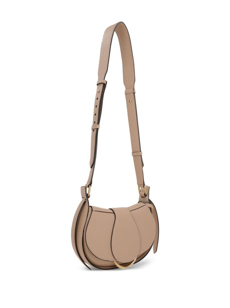 CHLOÉ Mini Leather Crossbody Bag with Golden Accents