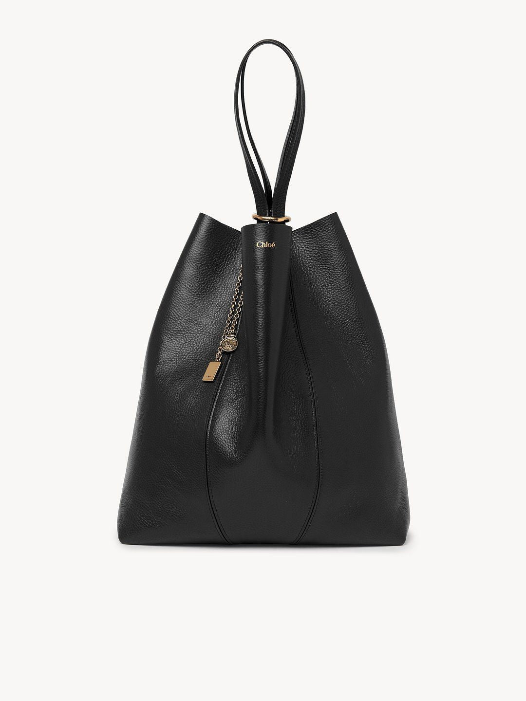 CHLOÉ Chic Mini Tote Handbag in Luxurious Grained Leather