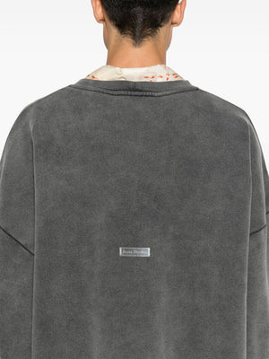 ACNE STUDIOS Logo Patch Crewneck Sweatshirt - Unisex, Standard Men's Sizing