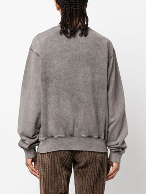 ACNE STUDIOS Ash Grey Iconic Cotton Sweatshirt