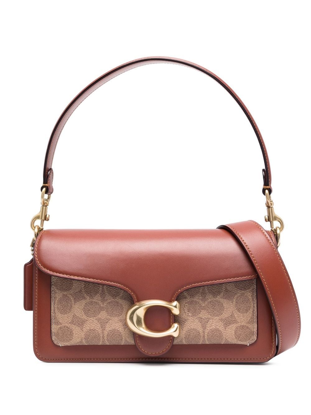 COACH Timeless and Elegant Tabby Handbag in Monogrammed Brown