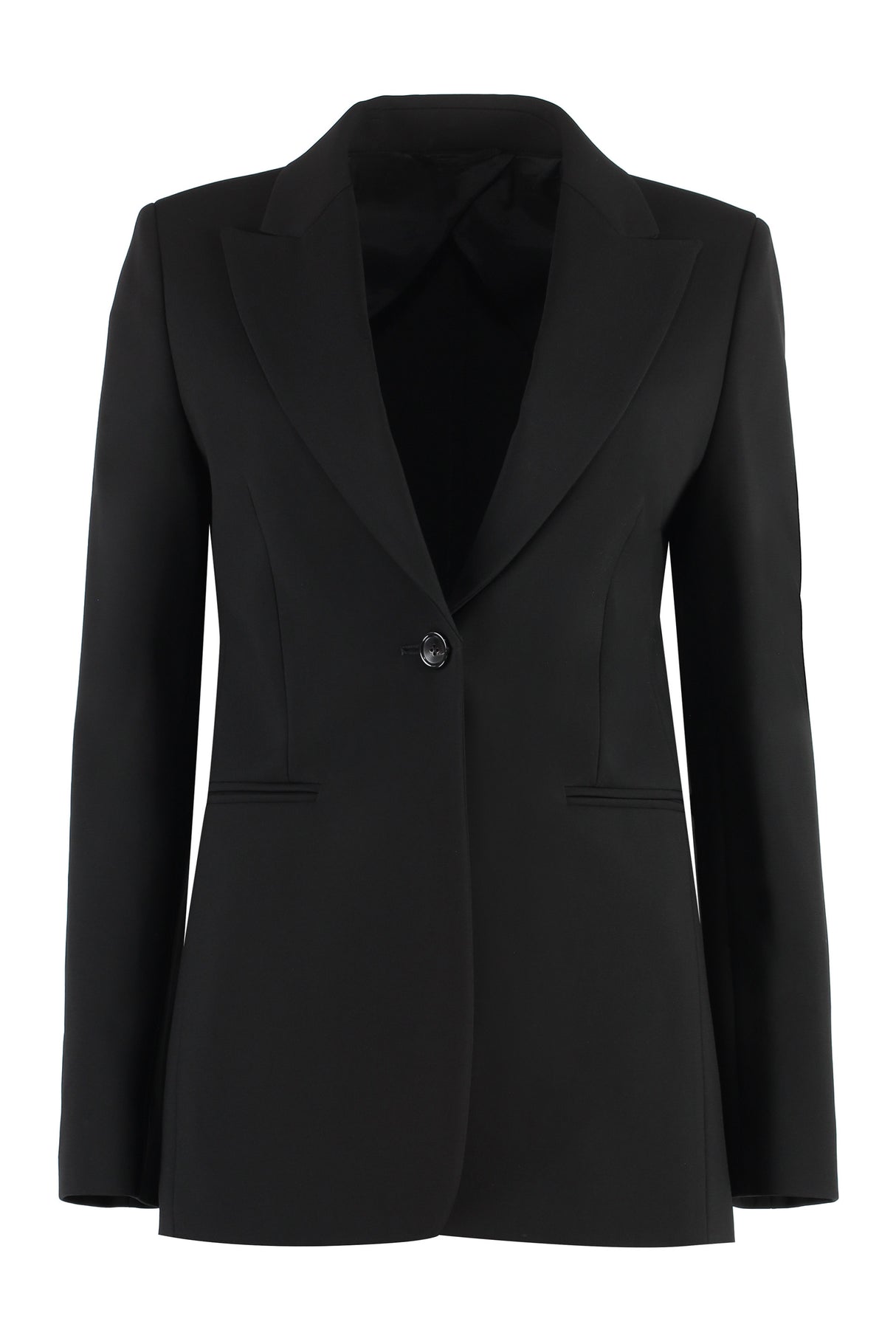 MAX MARA Black Single-Breasted One Button Jacket for Women