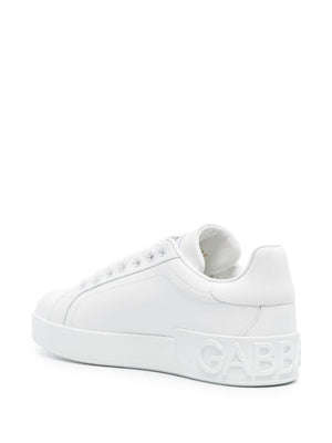 DOLCE & GABBANA Fashionable Women's White Sneakers - CK1544A106580001