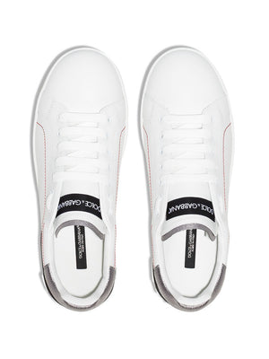 DOLCE & GABBANA Luxurious Leather Portofino Sneakers