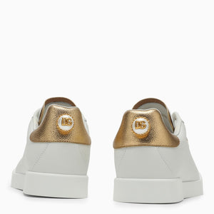 DOLCE & GABBANA Portofino Sneaker with Pearl - Women's Fashion Footwear