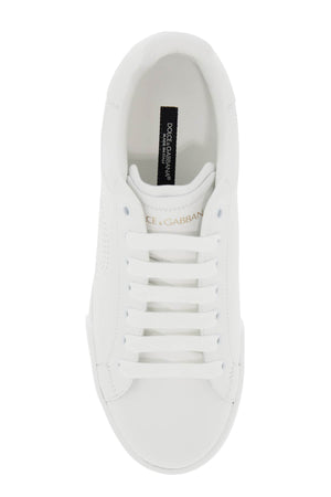 DOLCE & GABBANA Elegant White Low Top Sneakers for Women