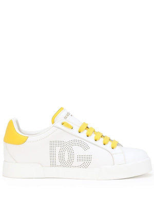 DOLCE & GABBANA Portofino Leather Sneakers