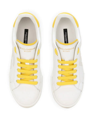 DOLCE & GABBANA Portofino Leather Sneakers