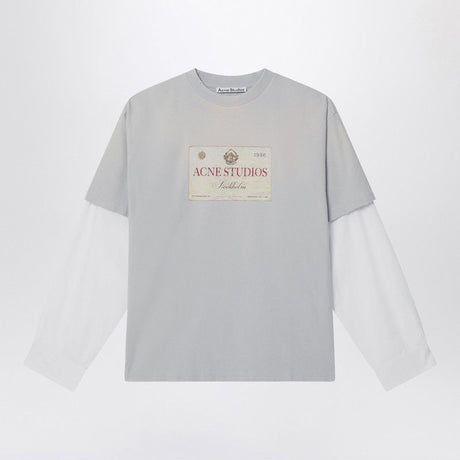 ACNE STUDIOS Layered Logo Print T-Shirt - Women's