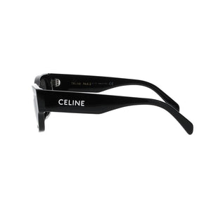 CELINE Sleek Shiny Black Acetate Sunglasses