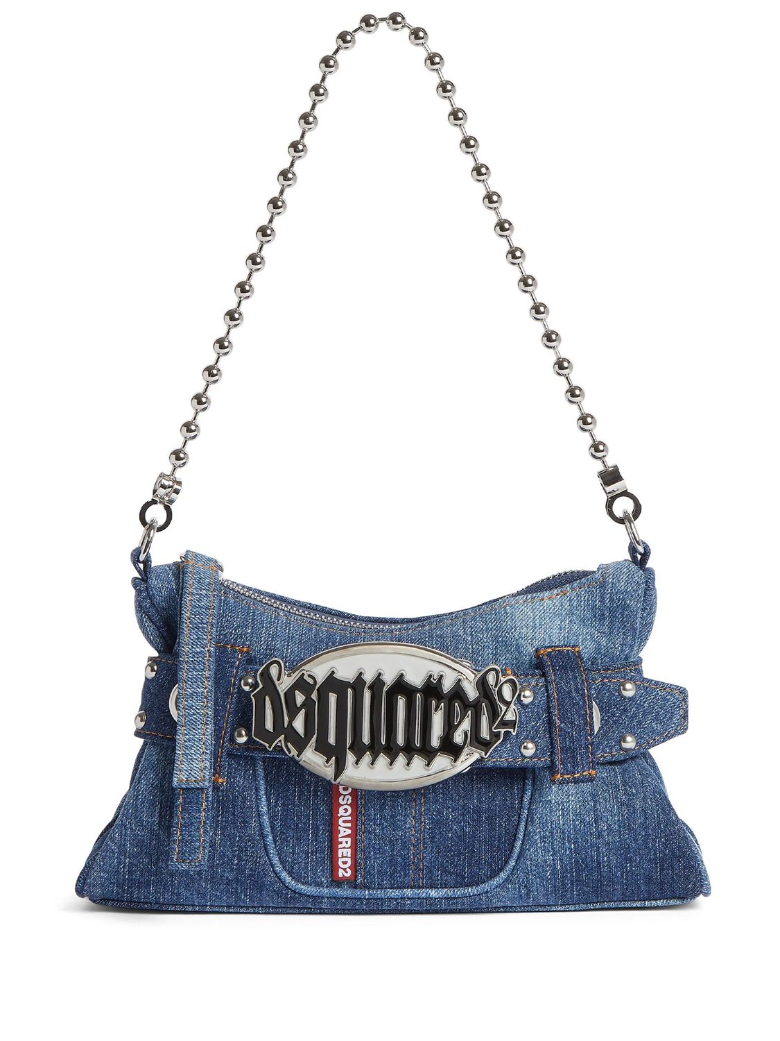 DSQUARED2 Gothic Denim Clutch Handbag