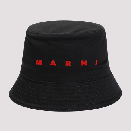 MARNI Elegant Black Bucket Hat