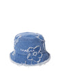 MARNI Light Blue Cotton Bucket Hat for Men