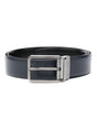 SANTONI Classic Regular Leather Belt for Men