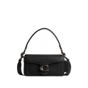 COACH Polished Black Leather Crossbody Bag for Women - SS24 Collection