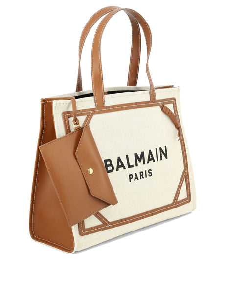 BALMAIN Beige Tote Handbag for Women - SS24 Collection