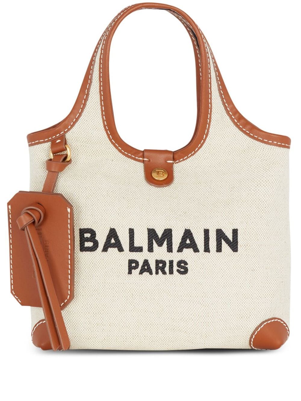 BALMAIN B-ARMY Canvas Tote Handbag Handbag for Women | SS24 Season