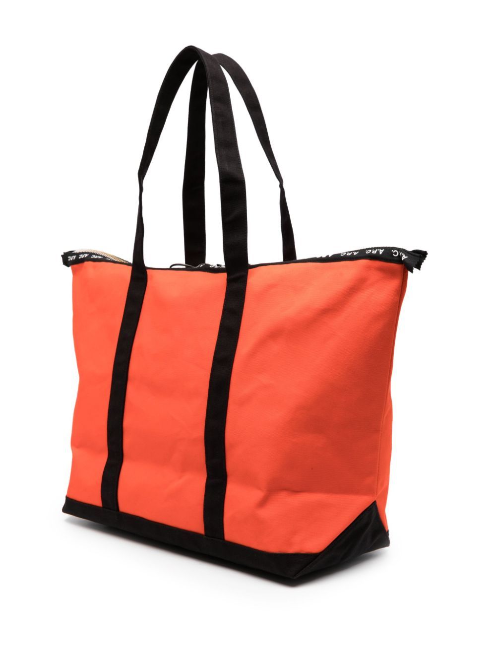 JW ANDERSON X APC Men's Orange Cotton Zipped Tote Handbag - FW23 Collection
