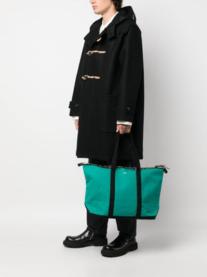 JW ANDERSON X APC Jade Green Cotton Tote Handbag for Men
