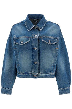 A.P.C. Relaxed Fit Boxy Denim Jacket - Short and Stylish