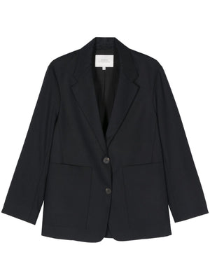 STUDIO NICHOLSON Wool Single-Breasted Blazer Jacket