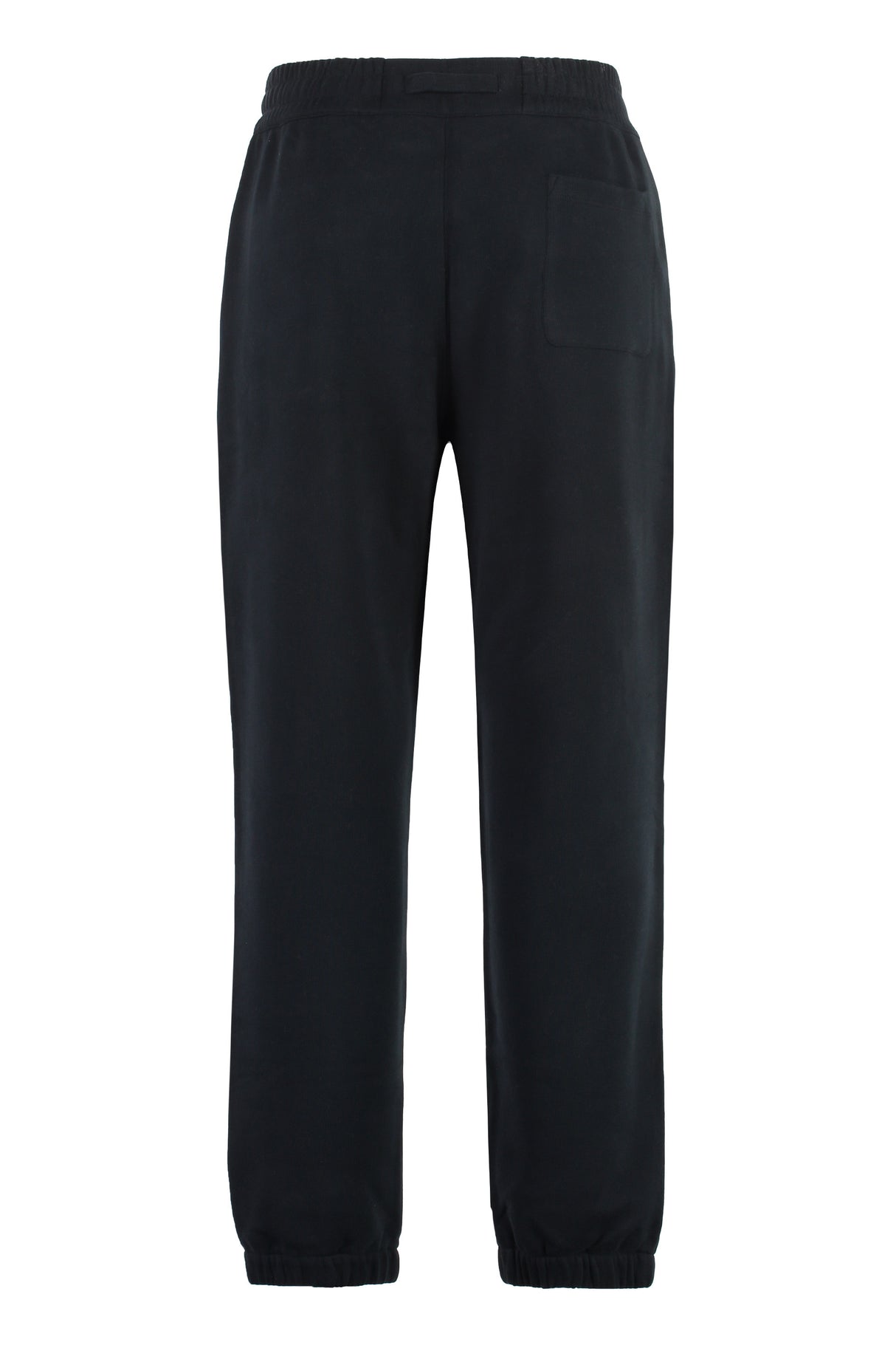 ZEGNA Men's Cotton Track Pants with Elasticated Ankle Cuffs