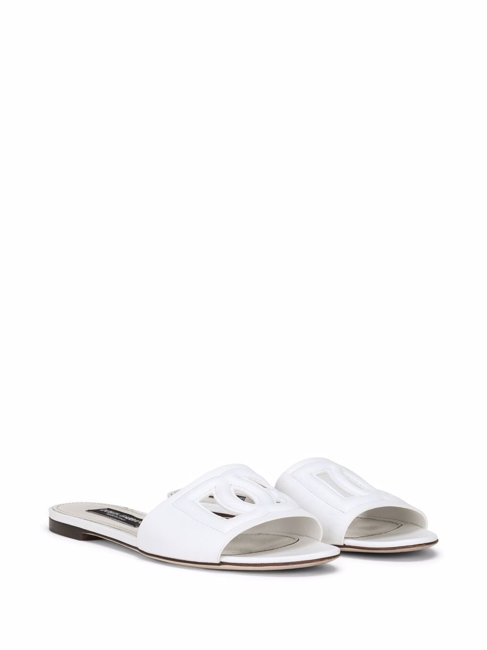 DOLCE & GABBANA White Women's Sandals for the Spring/Summer Season