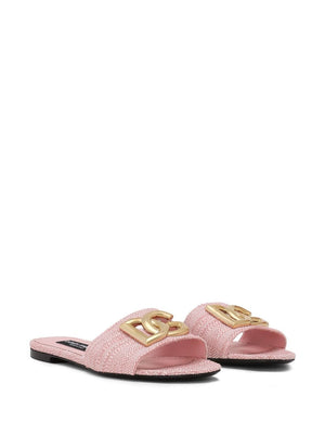 DOLCE & GABBANA Fashionable Pink Women's Sandals - 24SS Collection