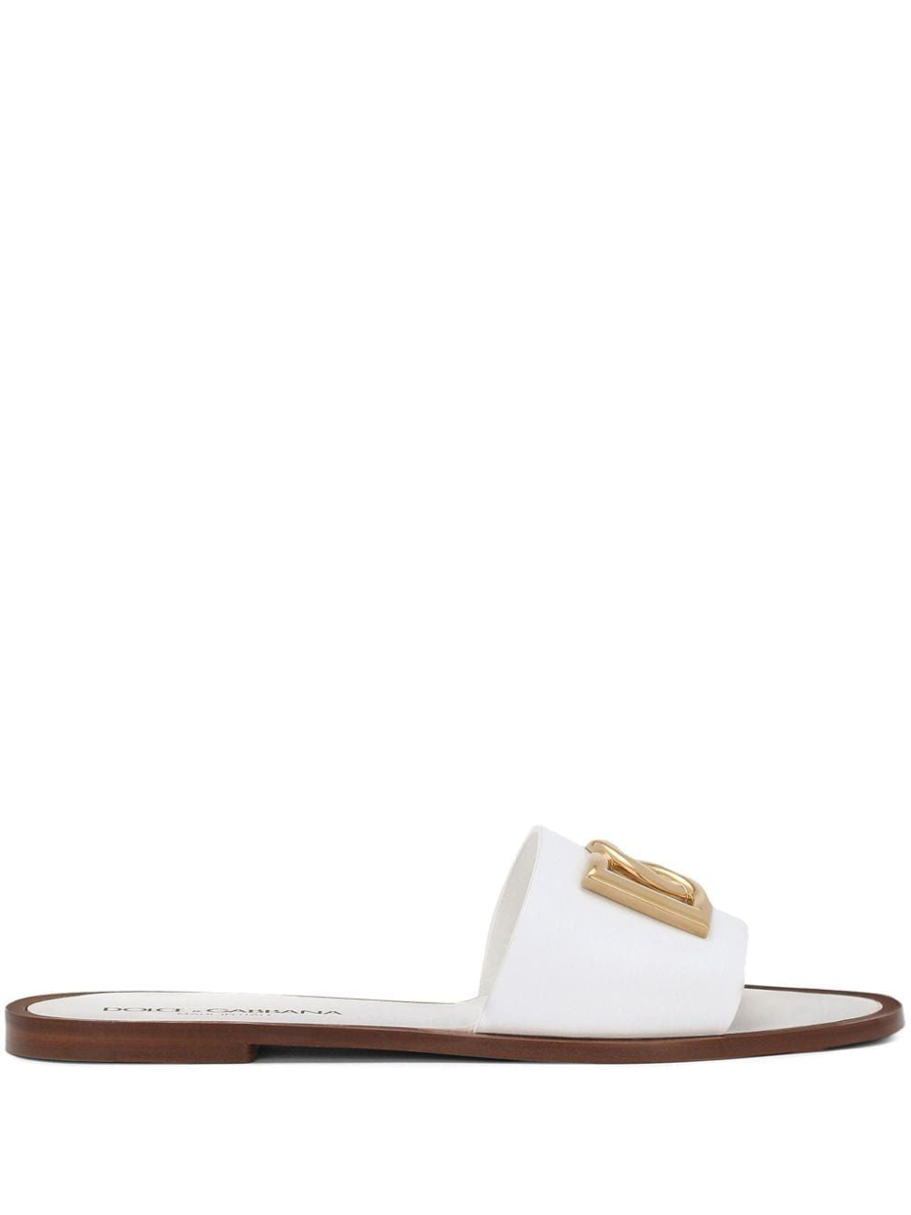 DOLCE & GABBANA Elegant Logo Sandals