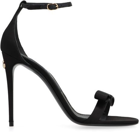 DOLCE & GABBANA Keira 105mm Satin Sandals