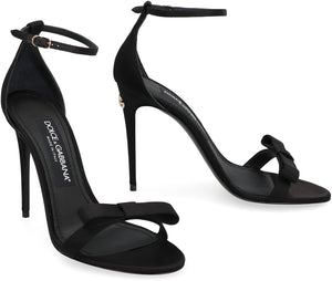 DOLCE & GABBANA Keira 105mm Satin Sandals