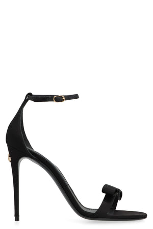 DOLCE & GABBANA Keira 105mm Satin Sandals