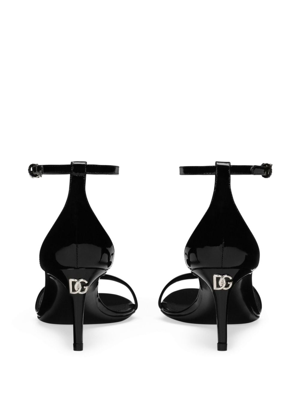 DOLCE & GABBANA Stylish Black Women's Sandals for The Spring/Summer Season