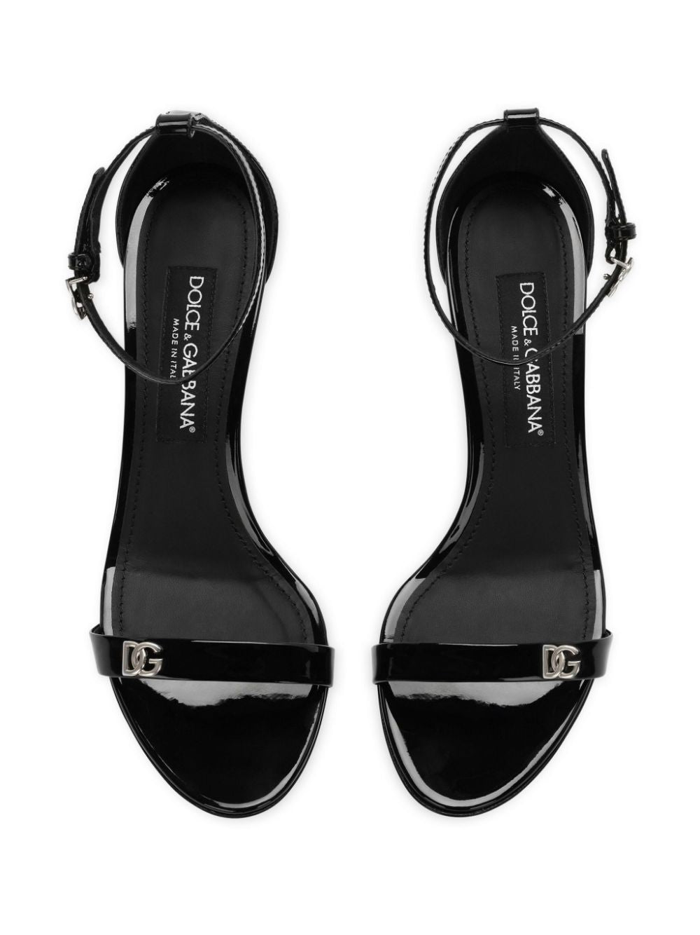 DOLCE & GABBANA Stylish Black Women's Sandals for The Spring/Summer Season