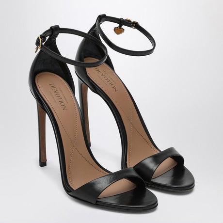 DOLCE & GABBANA Mini Patent Leather Devotion Sandals