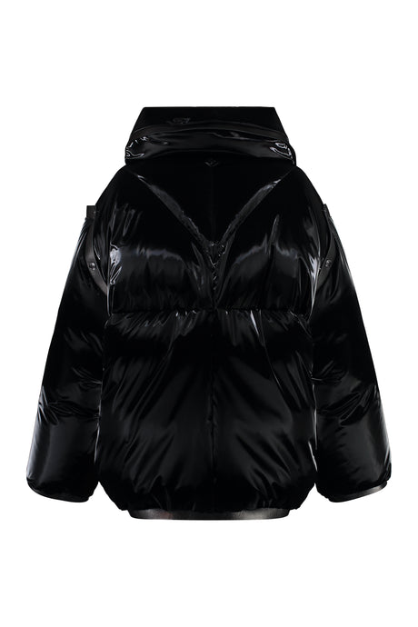 TOM FORD Black Glossy Nylon Down Jacket for Women