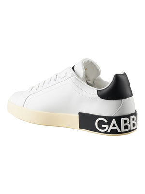 DOLCE & GABBANA Men's Portofino Sneakers with DG Logo