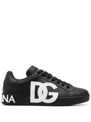 DOLCE & GABBANA Portofino Luxury Leather Sneaker