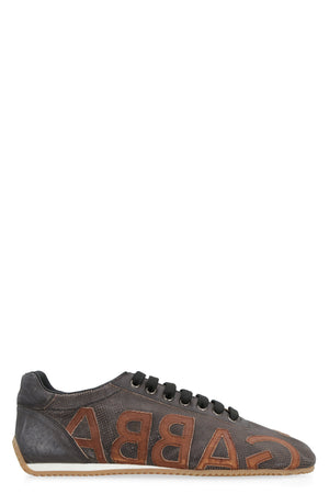 DOLCE & GABBANA Men's Perforated Leather Sneakers from Re-Edition Collection - SS23