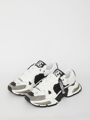 DOLCE & GABBANA Panelled Leather Low-Top Sneakers