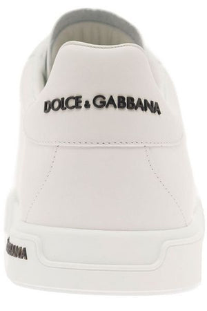 DOLCE & GABBANA Portofino Nappa Leather Sneakers